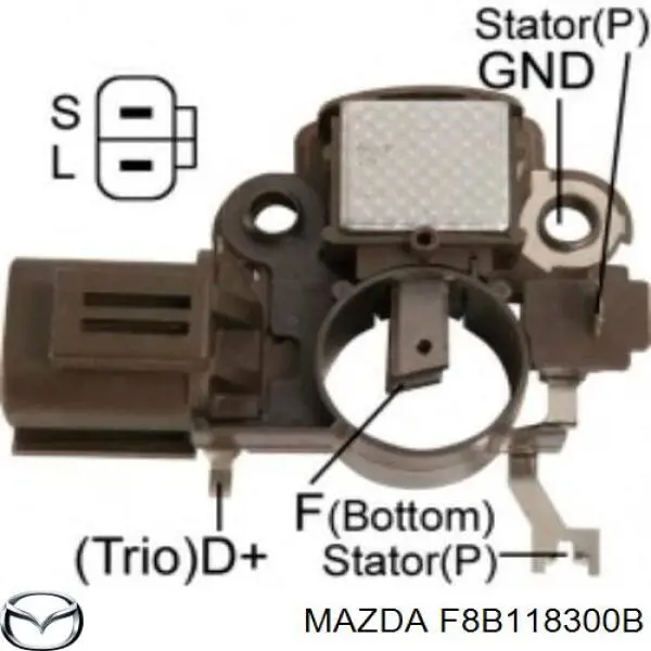 F8B118300B Mazda Alternator