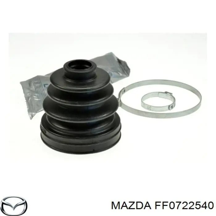 Osłona przegubu homokinetycznego półosi przedniej wewnętrzna Mazda FF0722540 cena, od 9,31 USD