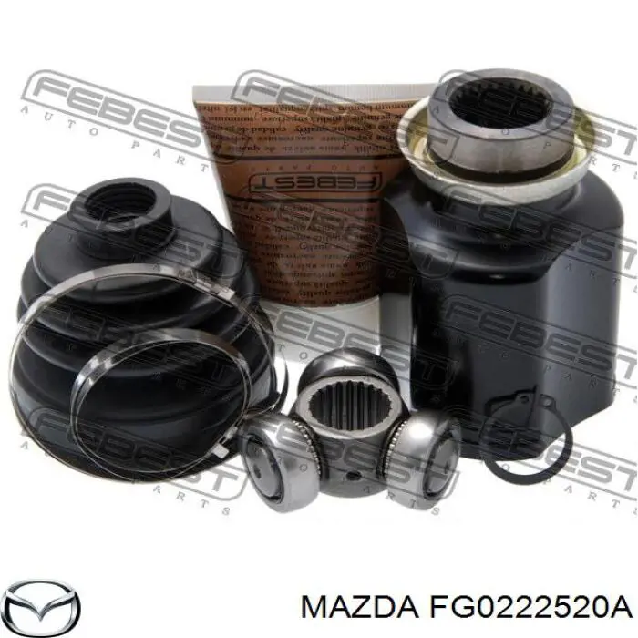 Przegub homokinetyczny wewnętrzny przedni prawy Mazda FG0222520A cena, od 42,27 USD