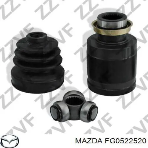 Do koszyka FG0522520 Mazda Przegub homokinetyczny wewnętrzny przedni prawy