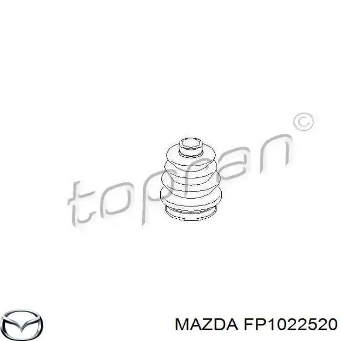 Przegub homokinetyczny wewnętrzny przedni prawy FP1022520 Mazda