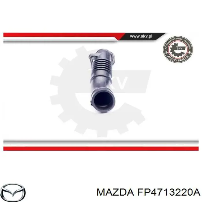 Do koszyka FP4713220A Mazda Króciec powietrza, przepływomierz