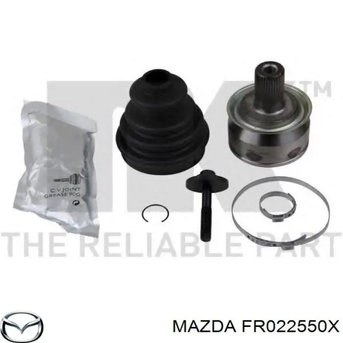 FR022550X Mazda Półoś napędowa przednia prawa