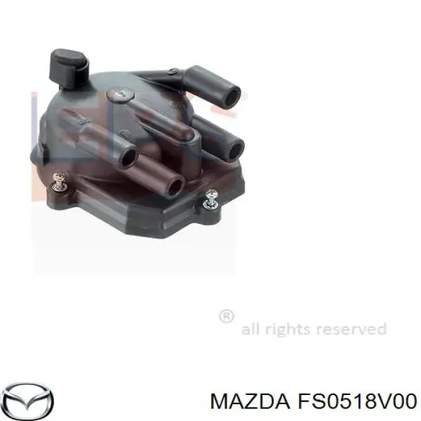 Kopułka rozdzielacza zapłonu FS0518V00 Mazda