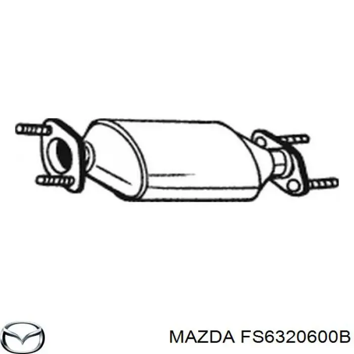 Konwerter-katalizator do Mazda 626 IV GE