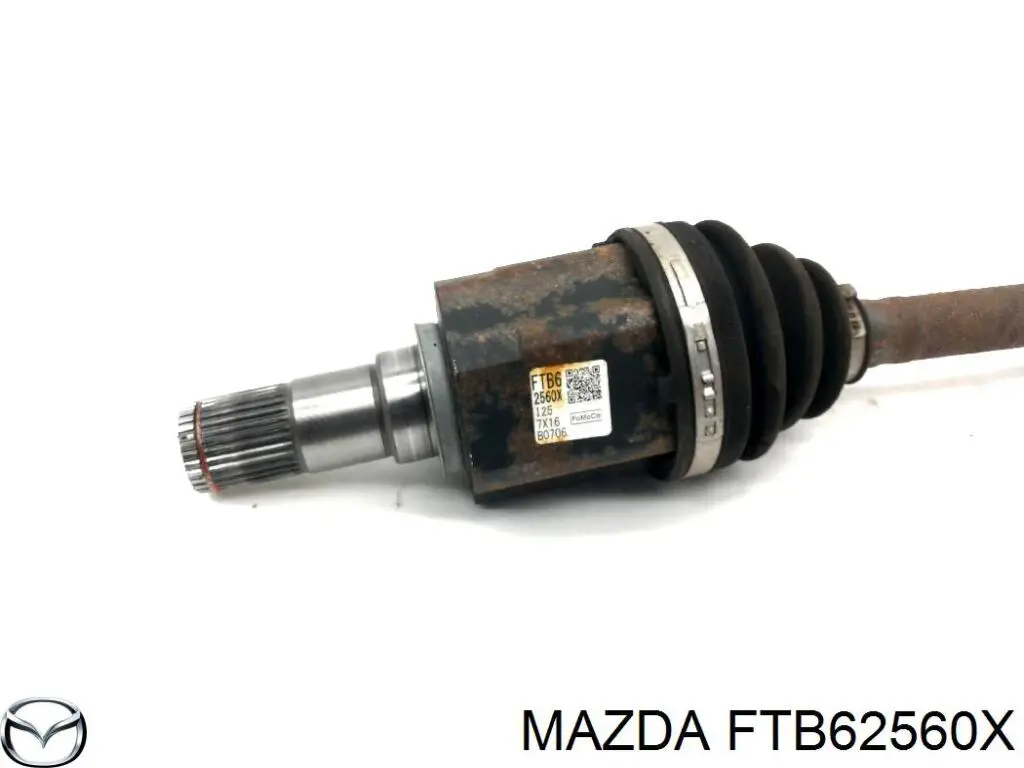 Półoś napędowa przednia lewa Mazda FTB12560XA cena, od 73,41 USD