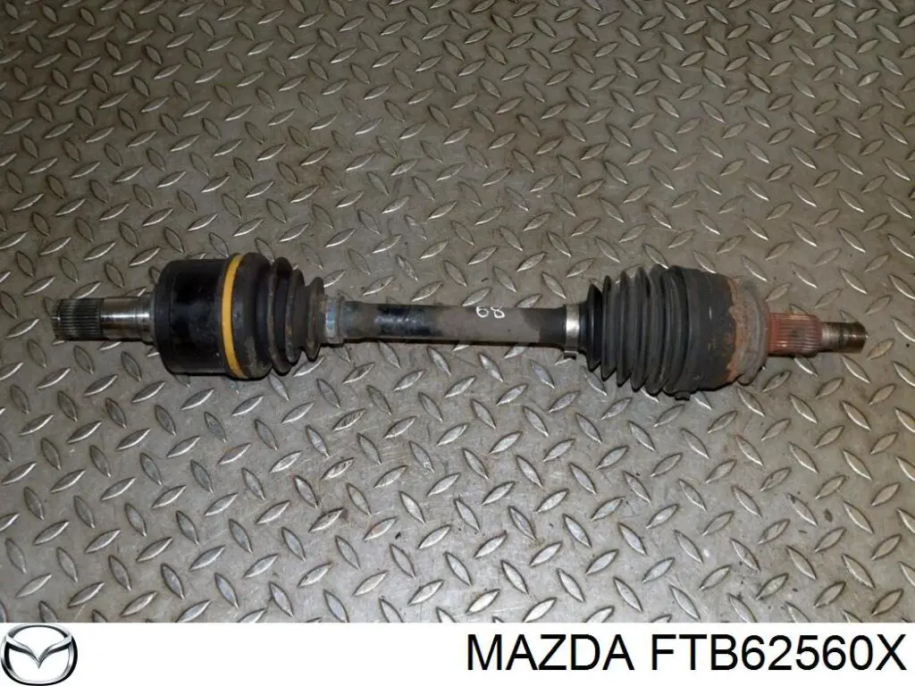 Do koszyka FTB62560X Mazda Półoś napędowa przednia lewa