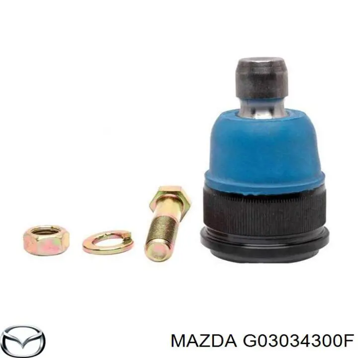 Do koszyka G03034300F Mazda Wahacz zawieszenia przedniego dolny prawy