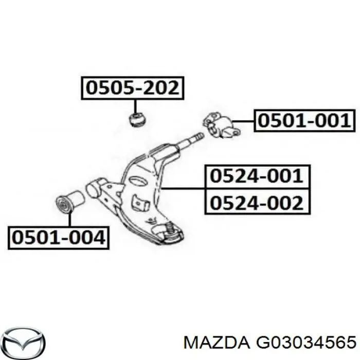 Osłona sworznia wahacza dolnego = osłona sworznia zwrotnicy dolnego  (dwie nazwy) Mazda G03034565 cena, od 4,36 USD