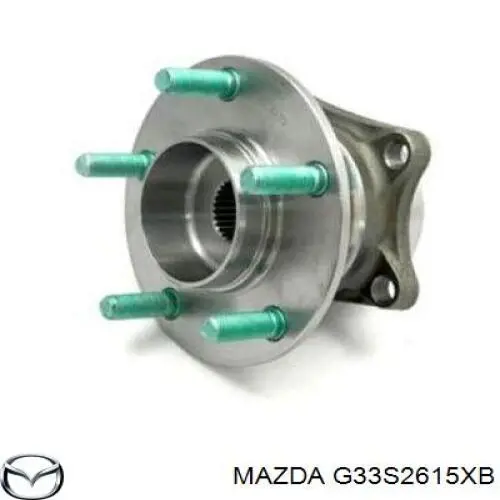 Do koszyka G33S2615XB Mazda Piasta tylna