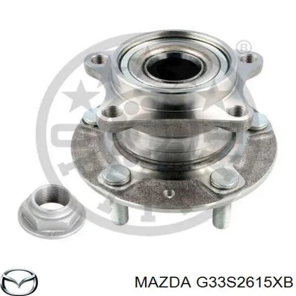 Do koszyka G33S2615XB Mazda Piasta tylna