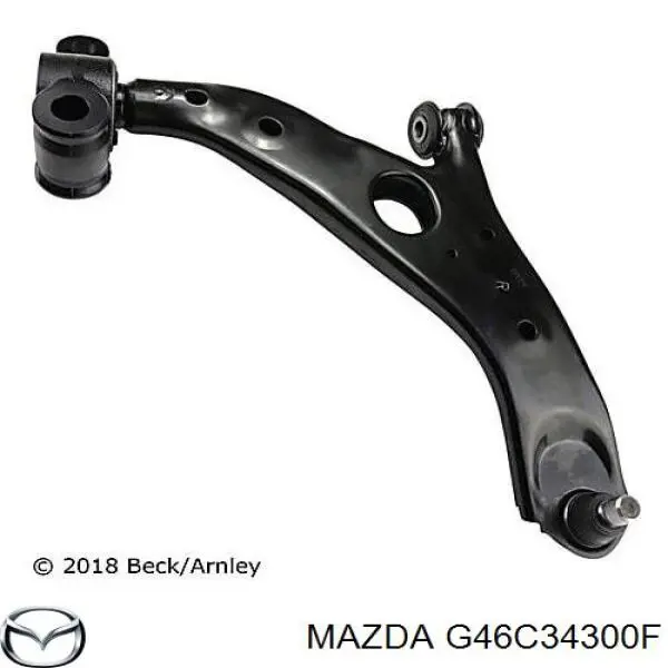 Wahacz zawieszenia przedniego dolny prawy ARM812 Magneti Marelli