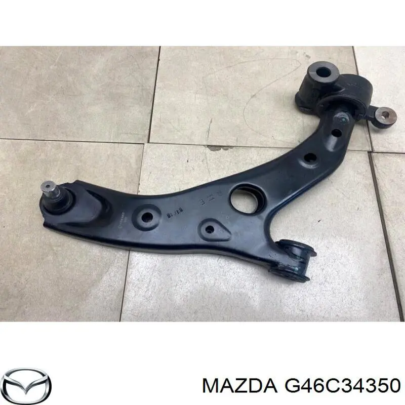 G46C34350 Mazda Wahacz zawieszenia przedniego dolny lewy