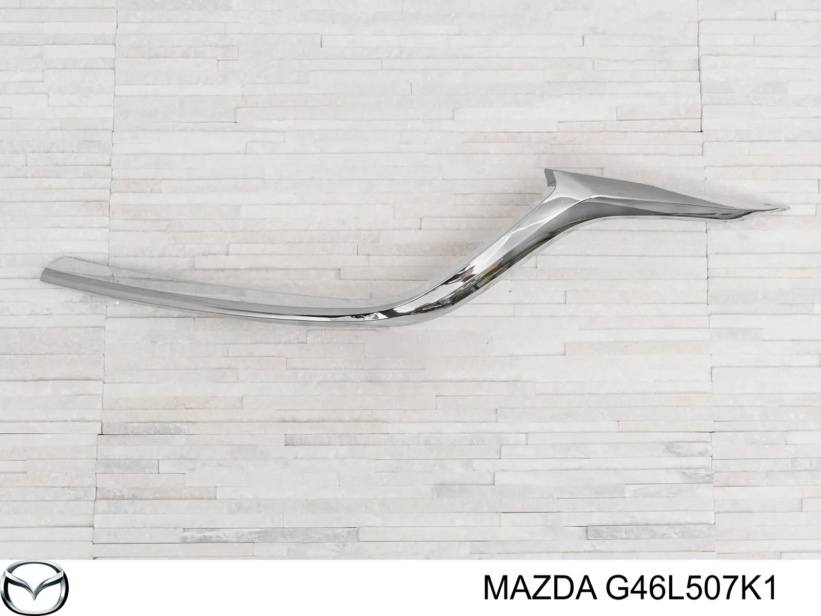 Listwa ochronna atrapy chłodnicy lewa Mazda G46L507K1 cena, od 39,76 USD