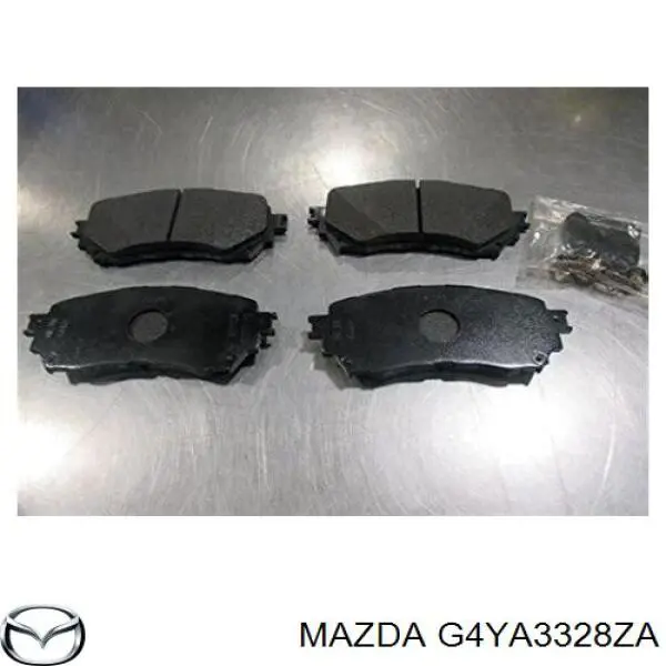 Klocki hamulcowe przednie tarczowe Mazda G4YA3328ZA cena, od 27,15 USD