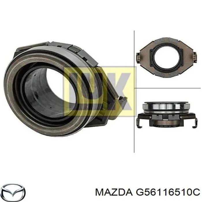 Łożysko wyciskowe sprzęgła Mazda G56116510C cena, od 26,32 USD