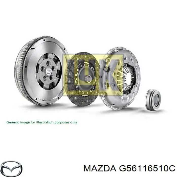 Do koszyka G56116510C Mazda Łożysko wyciskowe sprzęgła