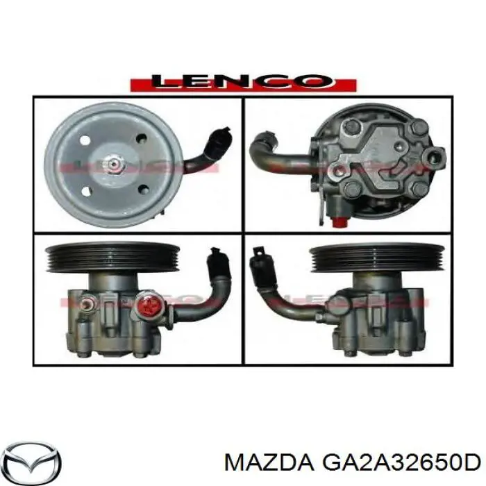 GA2A32650D Mazda Pompa wspomagania hydraulicznego kierownicy