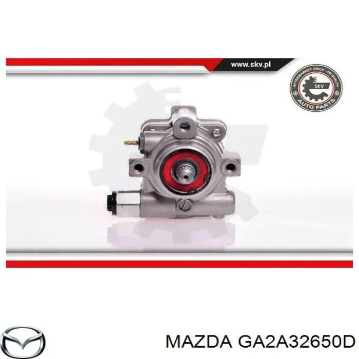 GA2A32650D Mazda Pompa wspomagania hydraulicznego kierownicy