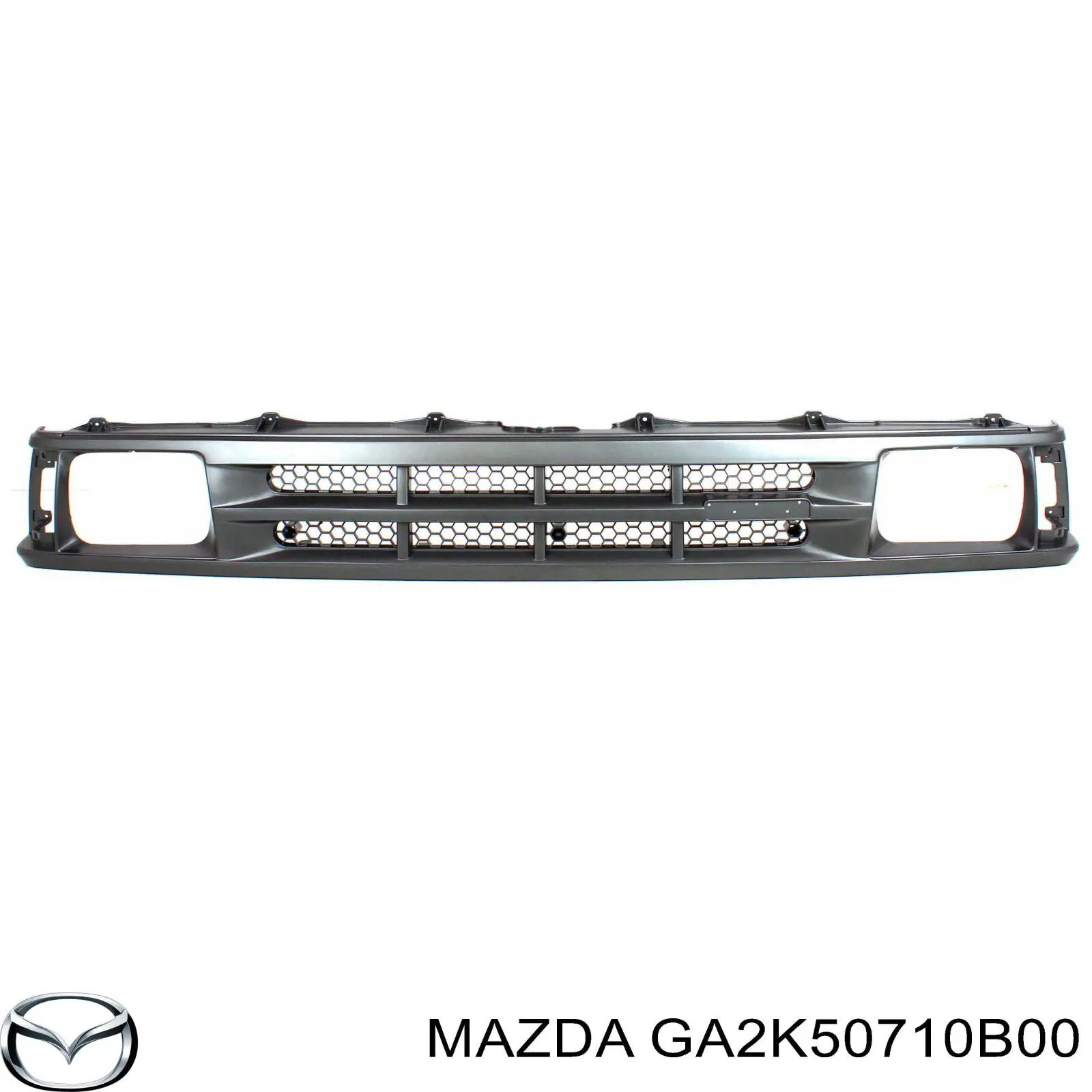 Do koszyka GA2K50710B00 Mazda Atrapa chłodnicy