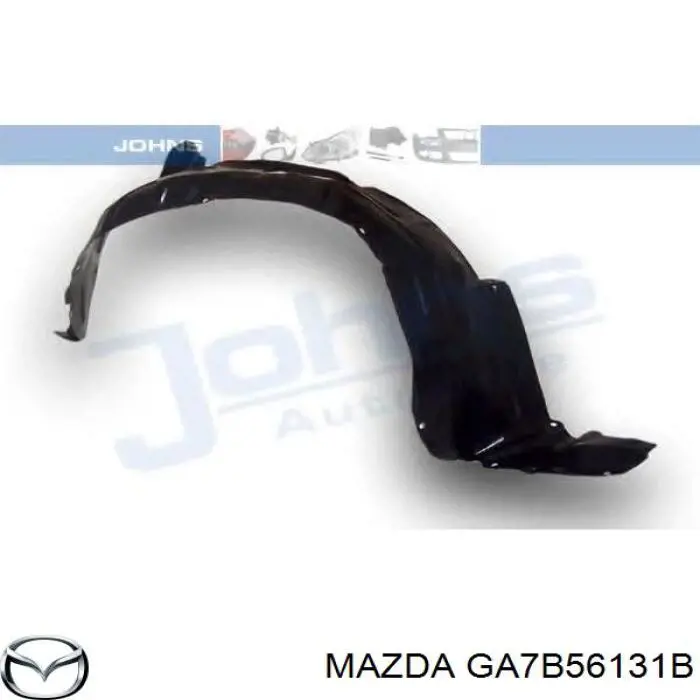 Nadkole błotnika przedniego prawe do Mazda 626 IV GE