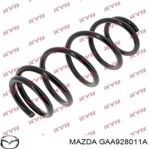 GAA928011A Mazda Sprężyna tylna