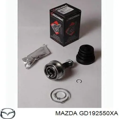 GD192550XA Mazda Półoś napędowa przednia prawa