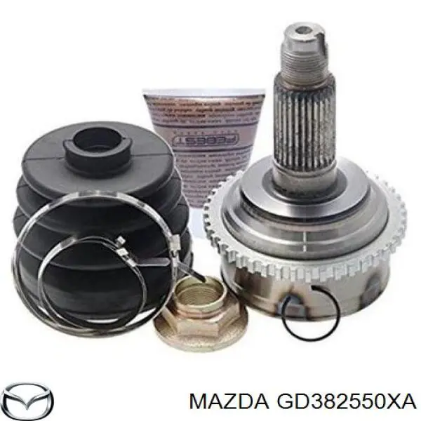 Półoś tylna prawa Mazda GD622550XC cena, od 86,81 USD
