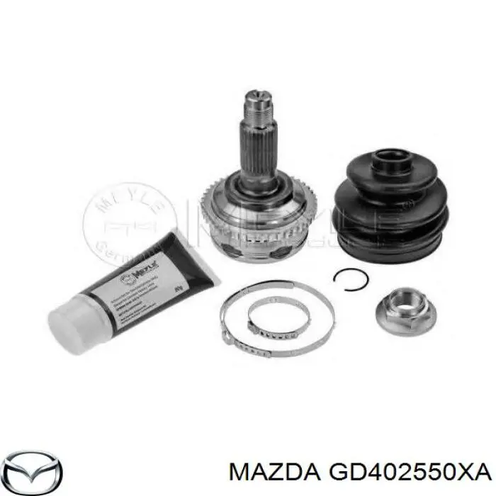 GD402550XA Mazda Półoś napędowa przednia prawa