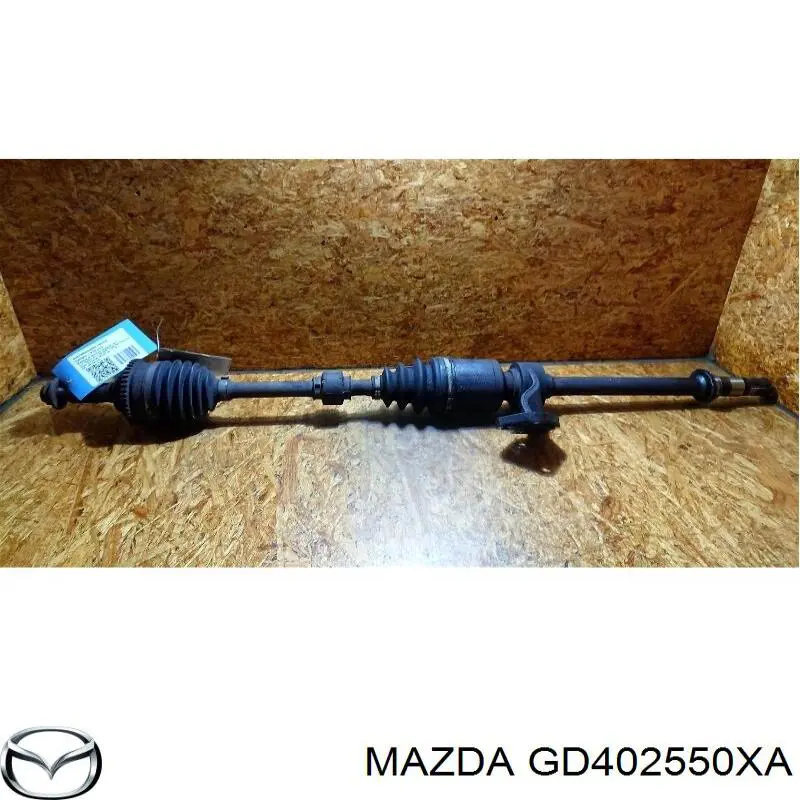 Do koszyka GD402550XA Mazda Półoś napędowa przednia prawa