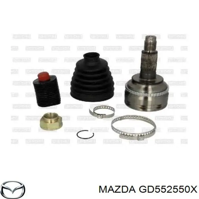 Półoś napędowa przednia prawa Mazda GD552550X cena, od 117,48 USD