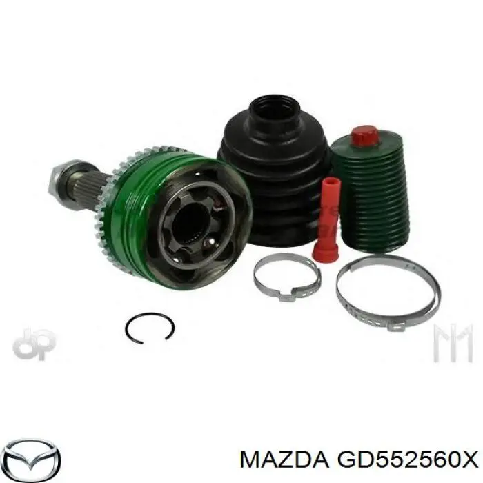 Do koszyka GD552560X Mazda Półoś napędowa przednia lewa