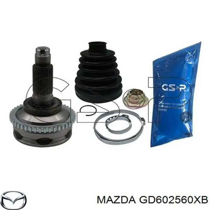 GD602560XB Mazda Półoś napędowa przednia lewa