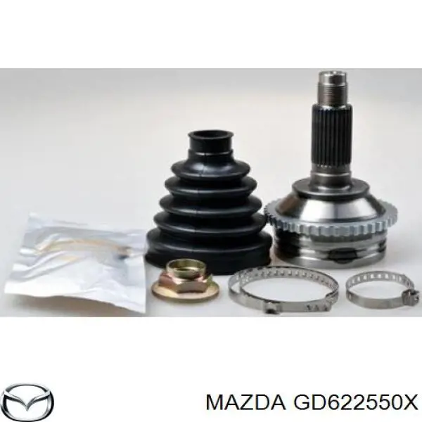 Do koszyka GD622550X Mazda Półoś tylna prawa