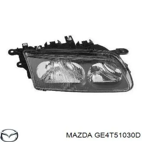 Do koszyka GE4T51030D Mazda Reflektor prawy