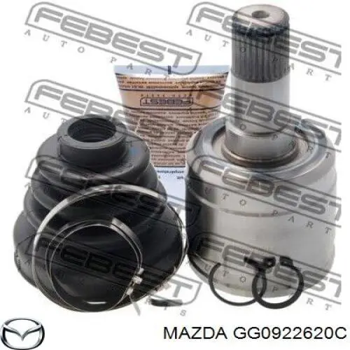 Przegub homokinetyczny wewnętrzny przedni prawy GG0922620C Mazda