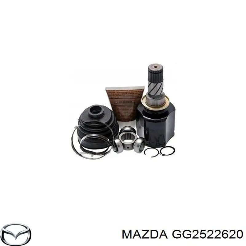 Przegub homokinetyczny wewnętrzny przedni lewy Mazda GG2522620 cena, od 54,59 USD
