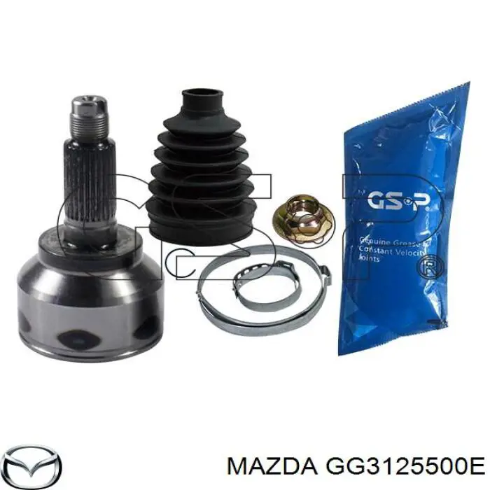 GG3125500E Mazda Półoś napędowa przednia prawa