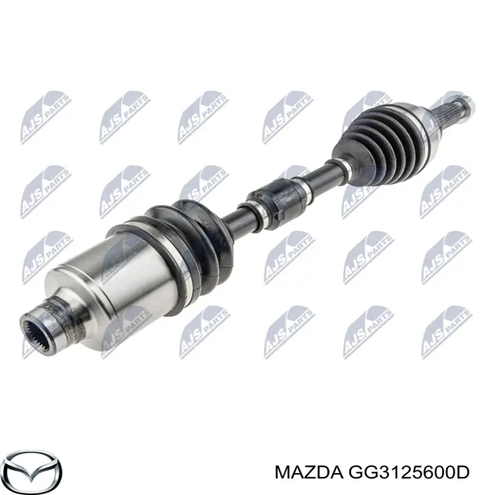 GG3125600D Mazda Półoś napędowa przednia lewa