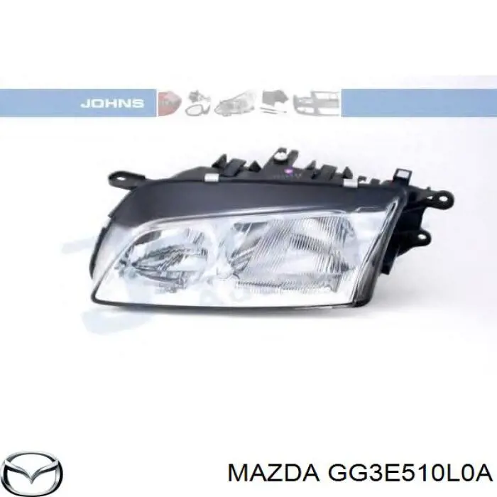 GG3E510L0A Mazda Reflektor lewy