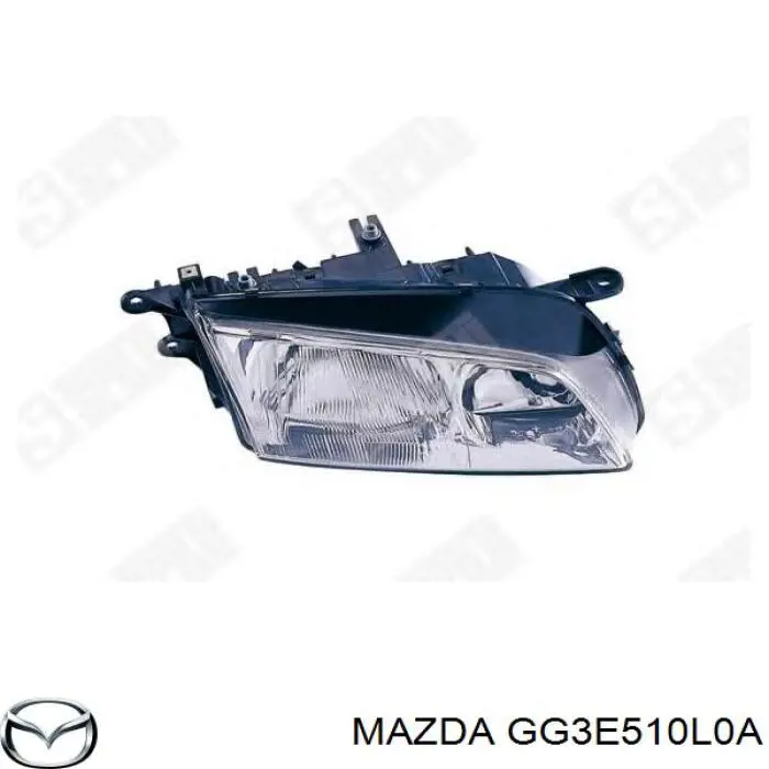 Reflektor lewy Mazda GG3E510L0A cena, od 73,56 USD