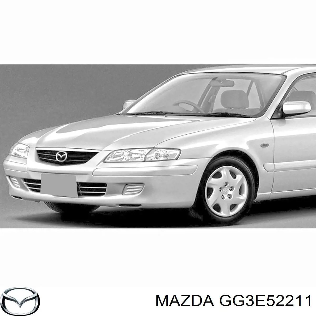 Błotnik przedni lewy do Mazda 626 V GW