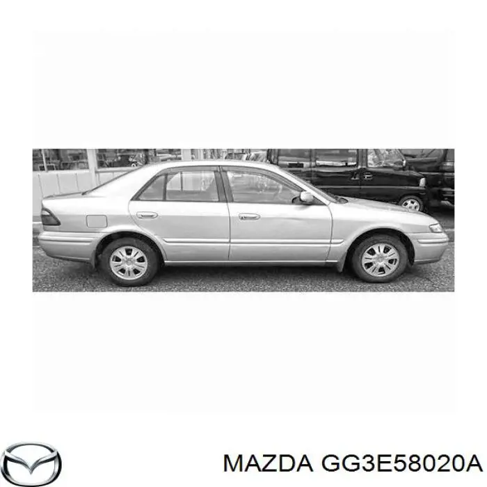 Drzwi przednie prawe do Mazda 626 V GF