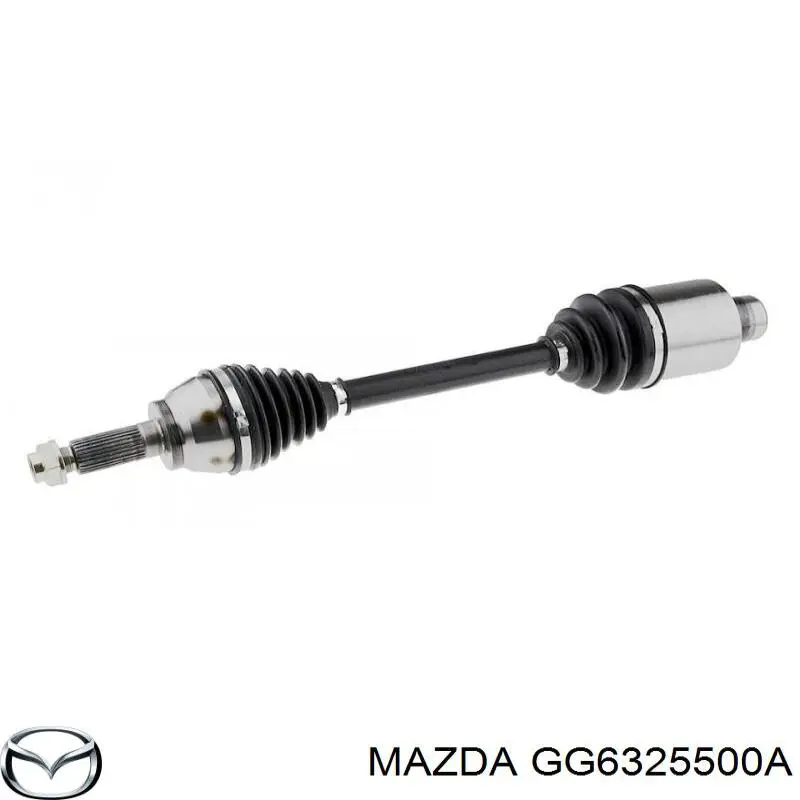 Półoś napędowa przednia prawa Mazda GG6325500 cena, od 51,83 USD