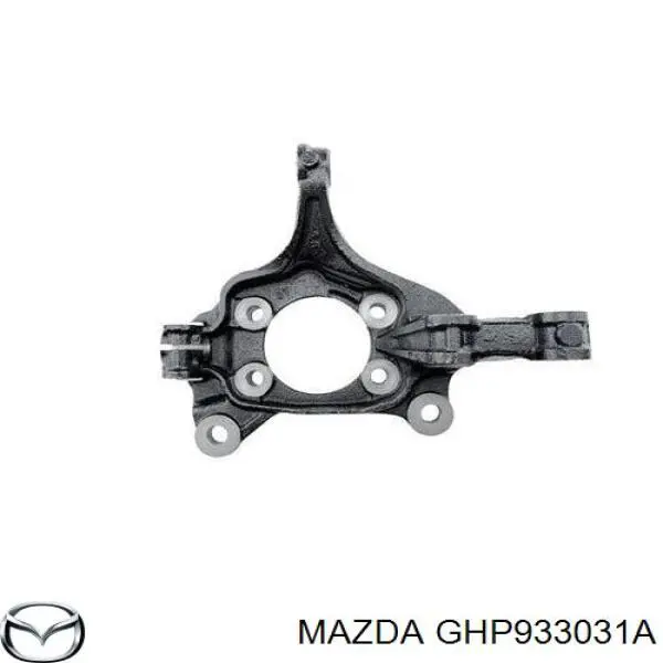 Czop (zwrotnica) przedni lewy Mazda GHP933031A cena, od 113,43 USD