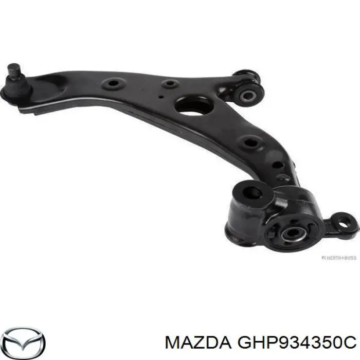 GHP934350C Mazda Wahacz zawieszenia przedniego dolny lewy