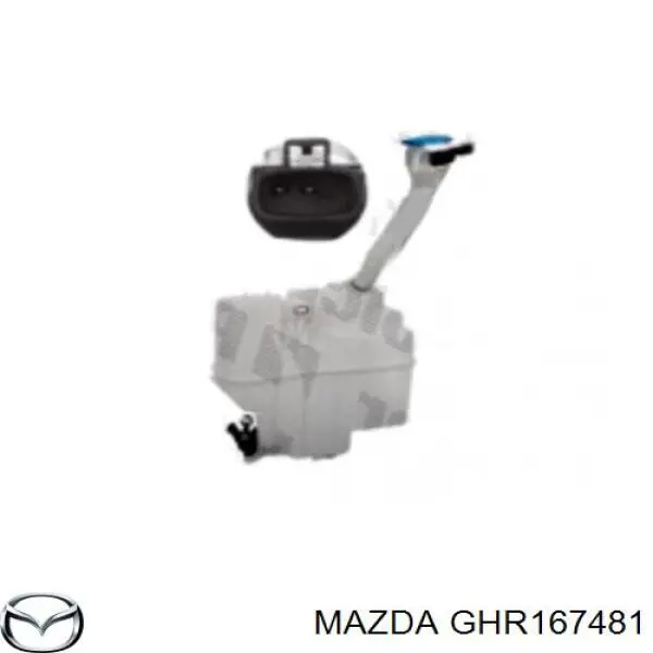 Do koszyka GHR167481 Mazda Zbiorniczek spryskiwacza szyb