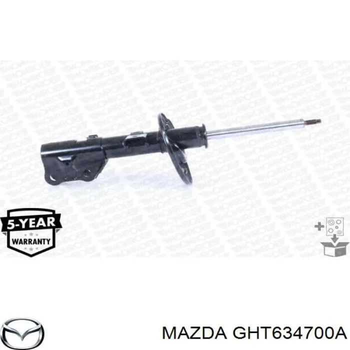 Amortyzator przedni prawy Mazda GHT634700A cena, od 77,84 USD