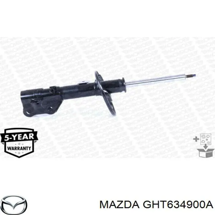Amortyzator przedni lewy Mazda GHT634900A cena, od 70,52 USD