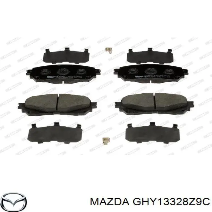 Klocki hamulcowe przednie tarczowe Mazda GHY13328Z9C cena, od 27,09 USD
